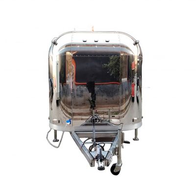 Camiones de comida rápida de pizza móvil totalmente equipados con cocina completa por Wecare Custom Airstream