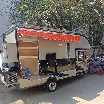 El sistema eléctrico proporcionado personalizado de carretera RV Caravan Camper trailer con refrigerador de 50L