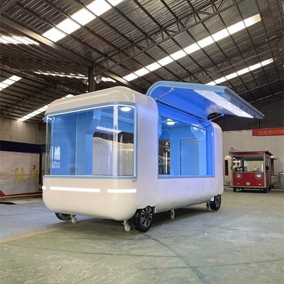 Trailer de alimentos estándar de 13 pies con equipo personalizado y planta de procesamiento de verduras