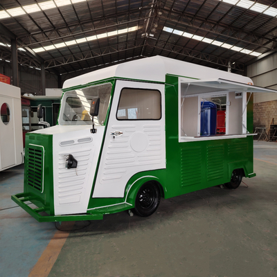 Vehículo eléctrico móvil multipropósito de comida rápida, refrigerio, restauración, café, camión, carrito de remolque