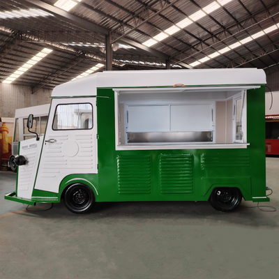 Vehículo eléctrico móvil multipropósito de comida rápida, refrigerio, restauración, café, camión, carrito de remolque