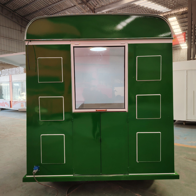 Vehículo eléctrico móvil multipropósito de comida rápida, refrigerio, restauración, café, camión, carrito de remolque