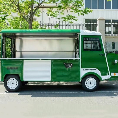 Vehículo eléctrico móvil multipropósito de comida rápida, refrigerio, restauración, café, camión, carrito de remolque