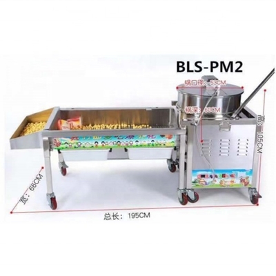 Aseguramiento del comercio Máquina de palomitas de maíz de acero inoxidable para la producción de bocadillos rápidos y sabrosos