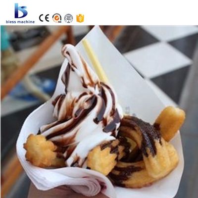 5 moldes Máquina de churros de acero inoxidable 1100*600*570mm