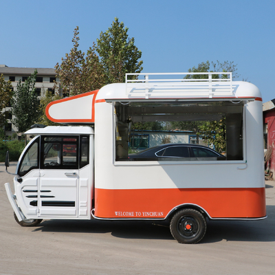 Voltado 110v/220v 2023 Triciclo móvil eléctrico multipropósito de comida rápida, refrigerio y bebidas
