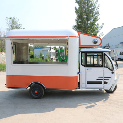 Voltado 110v/220v 2023 Triciclo móvil eléctrico multipropósito de comida rápida, refrigerio y bebidas