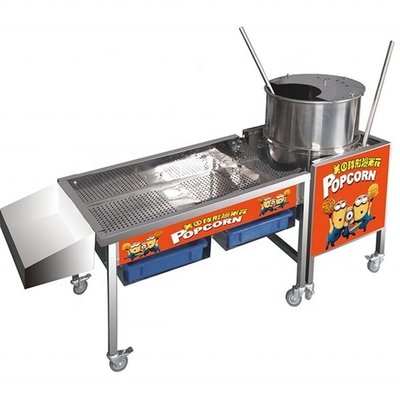 Material 304 de acero inoxidable máquina de palomitas de maíz de caramelo 15% ahorro de energía en la Feria de Cantón