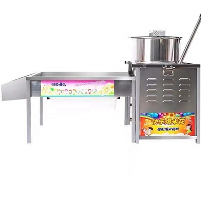 Material 304 de acero inoxidable máquina de palomitas de maíz de caramelo 15% ahorro de energía en la Feria de Cantón