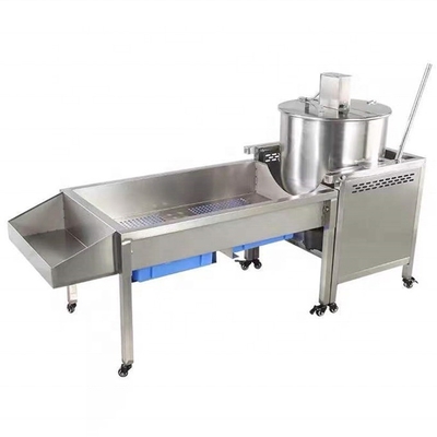 Material 304 de acero inoxidable máquina de palomitas de maíz de caramelo 15% ahorro de energía en la Feria de Cantón