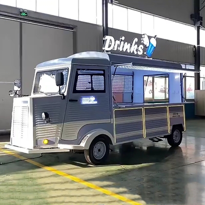 3KW-20KW furgoneta eléctrica móvil para comida rápida aperitivos bebidas y café materia prima soja