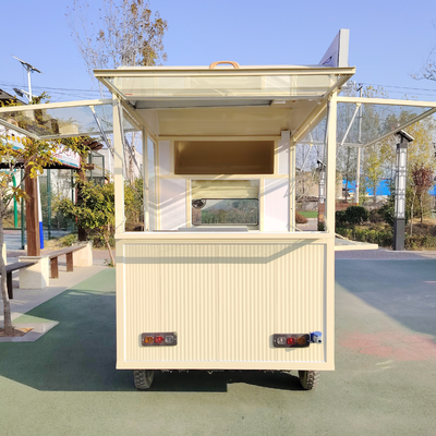 Triciclo eléctrico multifuncional de 3.0kw para ventas móviles de bebidas y snacks de comida rápida