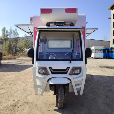 Triciclo eléctrico de comida rápida multifuncional 2023 con equipo interno opcional