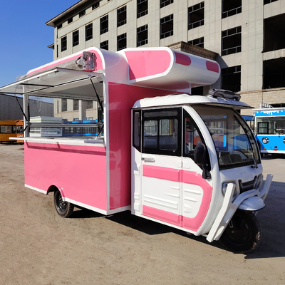 Triciclo eléctrico de comida rápida multifuncional 2023 con equipo interno opcional