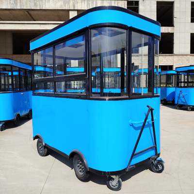 Outlet Carro de comida rápida móvil para bocadillos Bebidas helados café leche té y jugo de frutas
