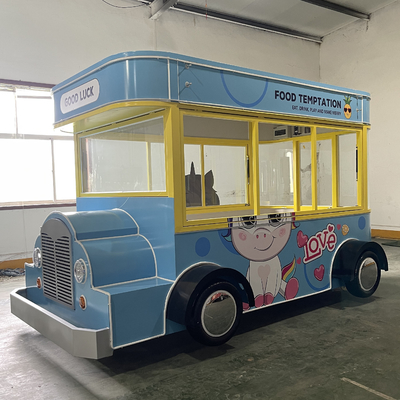 40 km por hora comida rápida aperitivos bebidas helados trailers de catering con materia prima de harina