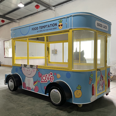 40 km por hora comida rápida aperitivos bebidas helados trailers de catering con materia prima de harina