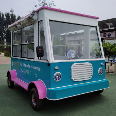 3KW-20kw eléctrico móvil snack catering camión de alimentos carro de remolque para bocadillos y jugos