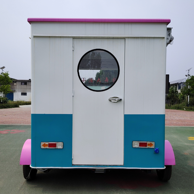 3KW-20kw eléctrico móvil snack catering camión de alimentos carro de remolque para bocadillos y jugos