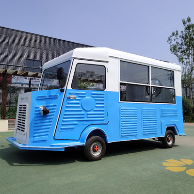 Largo personalizado Carrito de comida callejera al aire libre para comida rápida Snack Catering Bebidas Café