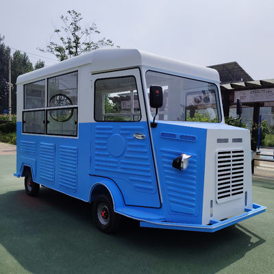 Largo personalizado Carrito de comida callejera al aire libre para comida rápida Snack Catering Bebidas Café