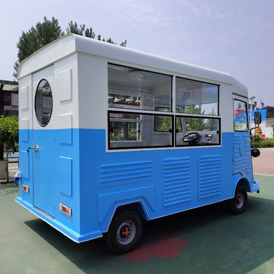 Largo personalizado Carrito de comida callejera al aire libre para comida rápida Snack Catering Bebidas Café
