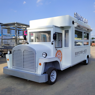 Comida rápida móvil eléctrica aperitivos catering helados café camión de remolque boutique 1500kg