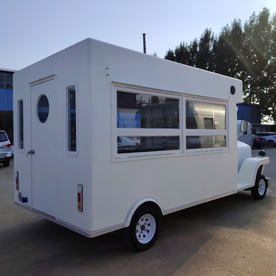 Comida rápida móvil eléctrica aperitivos catering helados café camión de remolque boutique 1500kg