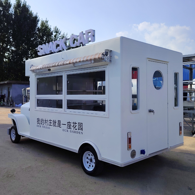 Comida rápida móvil eléctrica aperitivos catering helados café camión de remolque boutique 1500kg