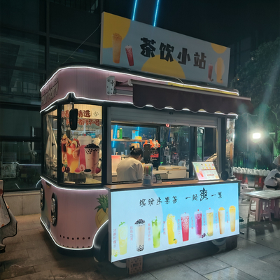 3.0kw Eléctrico móvil comida rápida aperitivos bebidas helados catering remolque camión quiosco carrito