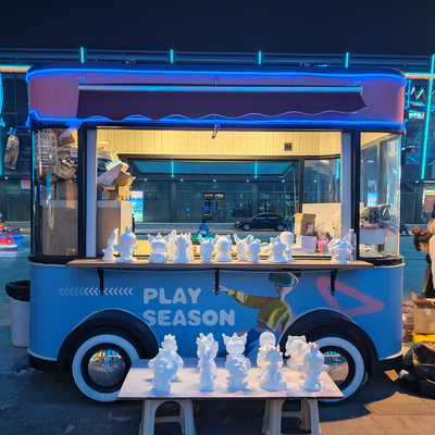 3.0kw Eléctrico móvil comida rápida aperitivos bebidas helados catering remolque camión quiosco carrito