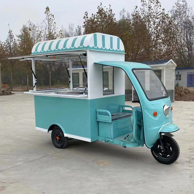 Fabricación de plantas de salida Triciclo eléctrico polivalente para comida rápida y bebidas