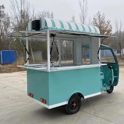 Fabricación de plantas de salida Triciclo eléctrico polivalente para comida rápida y bebidas