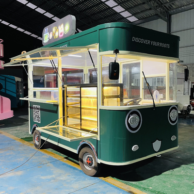 Bebida de pollo frito y cola combinada para camión eléctrico de bocadillos móviles en aceite de cocina