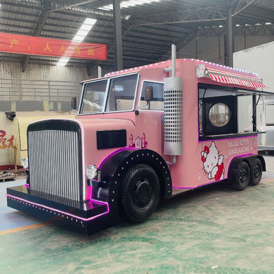 Equipo completo de cocina comida rápida aperitivos restauración helados café camión remolque