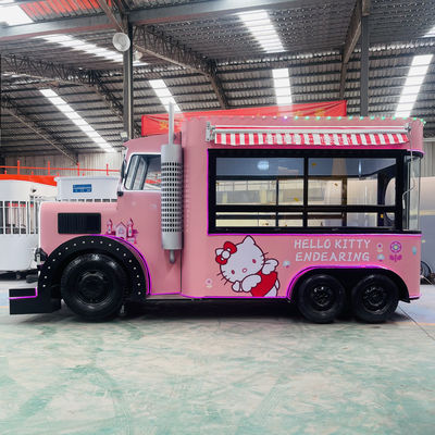 Equipo completo de cocina comida rápida aperitivos restauración helados café camión remolque