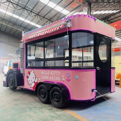 Equipo completo de cocina comida rápida aperitivos restauración helados café camión remolque