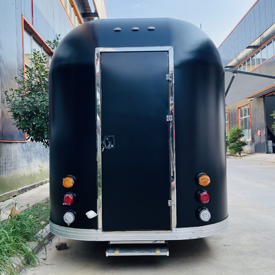 Trailer móvil 2023 para aperitivos comida rápida bebidas helados café leche té y duradero