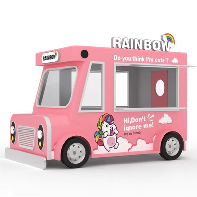 Camión eléctrico móvil de comida para bebidas frías helados y distribución de alimentos