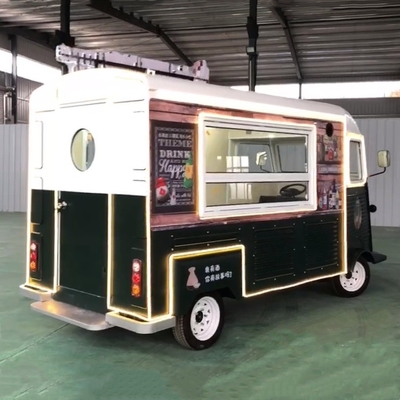 Snack Food 2023 Multipurpose Ván eléctrico móvil de comida rápida Bebidas de restauración Café Camión Carruaje de remolque