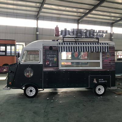 Snack Food 2023 Multipurpose Ván eléctrico móvil de comida rápida Bebidas de restauración Café Camión Carruaje de remolque