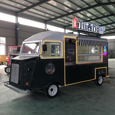 Snack Food 2023 Multipurpose Ván eléctrico móvil de comida rápida Bebidas de restauración Café Camión Carruaje de remolque