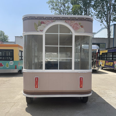 Fotografía de bodas eléctrica móvil Tienda de commodities y tiendas de venta al por menor Comida Trailer de bocadillos Carro de compras