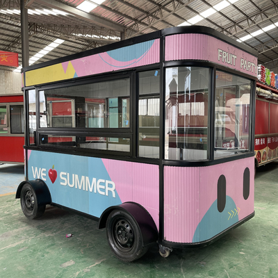 Remolque de restauración a base de harina para la venta de bebidas de bocadillos y helados de uso múltiple