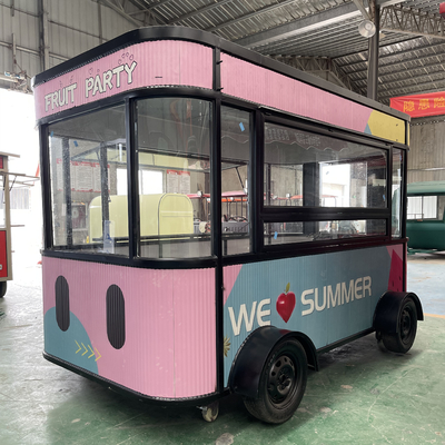 Remolque de restauración a base de harina para la venta de bebidas de bocadillos y helados de uso múltiple