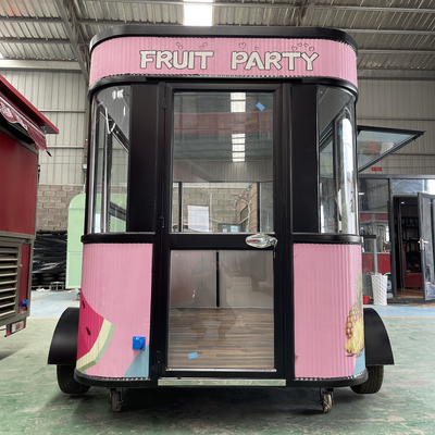 Remolque de restauración a base de harina para la venta de bebidas de bocadillos y helados de uso múltiple