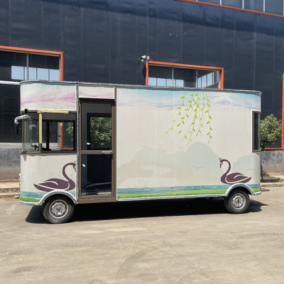 Venta al por menor de productos eléctricos móviles Flores Plantas Bonsai Tienda Camión remolque para bodega