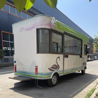 Venta al por menor de productos eléctricos móviles Flores Plantas Bonsai Tienda Camión remolque para bodega