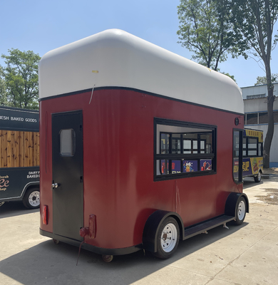 Ventas móviles de ensalada de frutas Bebidas Café Leche Té Cerveza helados Camioneta móvil