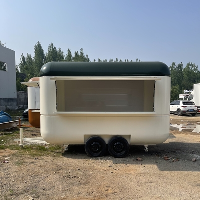 Trailer de remolque de alimentos de 40 kilómetros por hora Trailer de concesión móvil totalmente equipado para productos